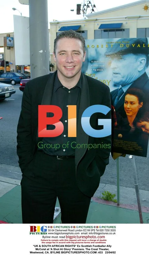 Ally McCoist at 'A Shot At Glory' Premiere