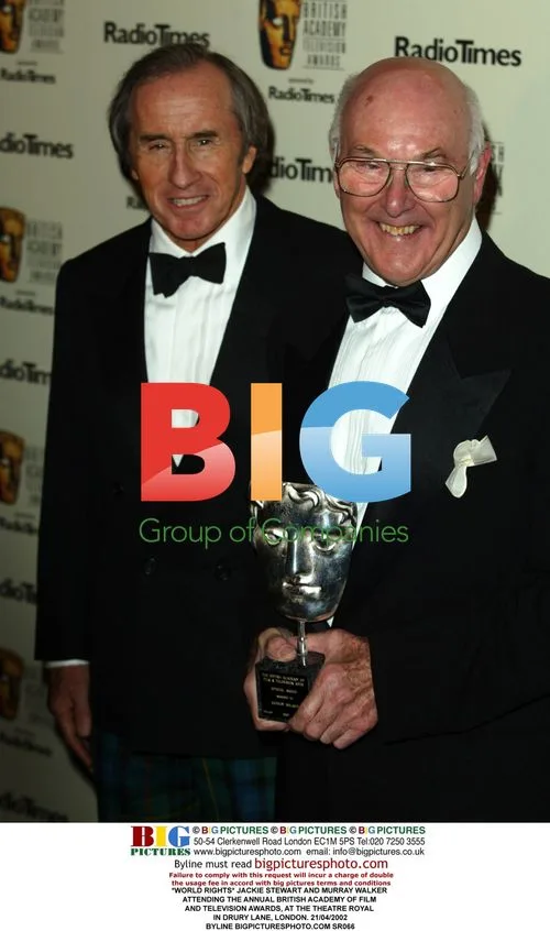 Jackie Stewart and Murray Walker at BAFTA Awards