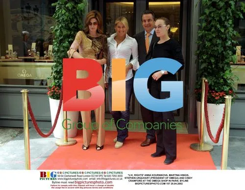 Celebrities at Omega Shop in Paris