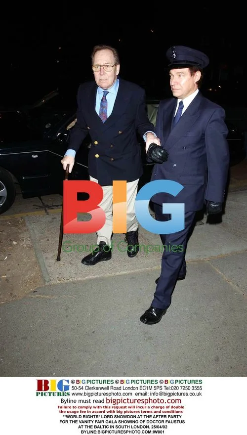 Lord Snowdon at Doctor Faustus After Party