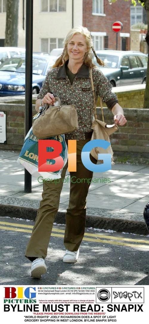 Joely Richardson Grocery Shopping in West London