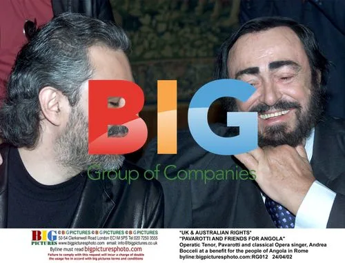 Pavarotti and Bocceli Perform Benefit