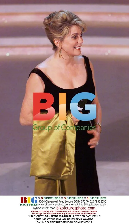 Catherine Deneuve at Italian TV Awards