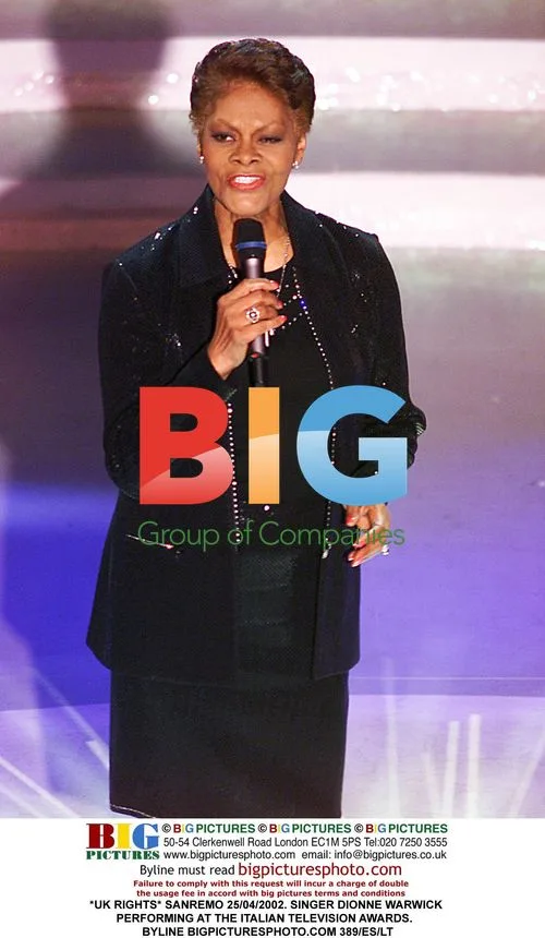 Dionne Warwick Performing at Italian TV Awards
