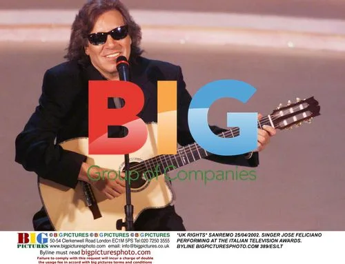 Singer Jose Feliciano performs at Italian TV awards