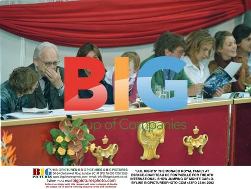 U.K. RIGHTS: Monaco Royal Family at Show Jumping Event