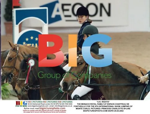 The Monaco Royal Family at Show Jumping Event