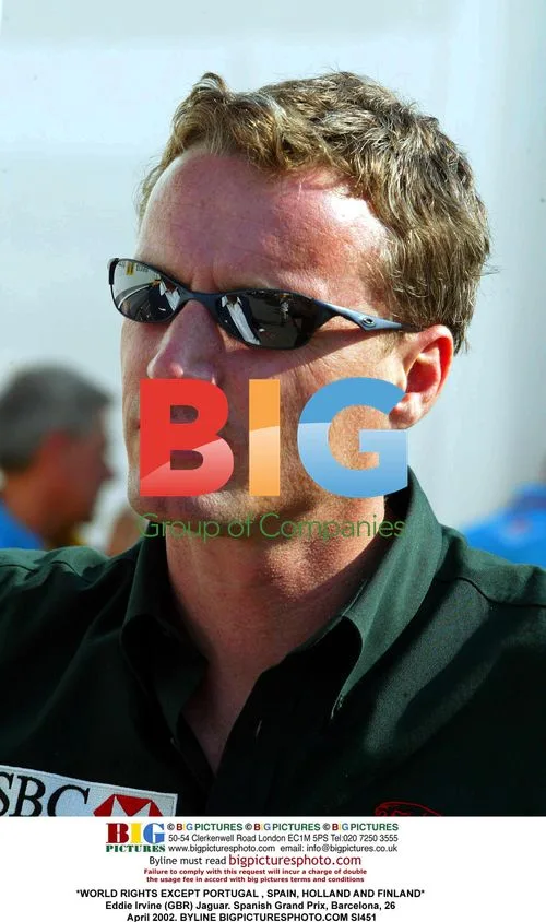 Eddie Irvine of Jaguar at 2002 Spanish Grand Prix