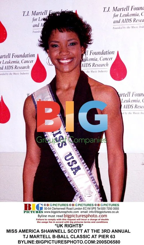 Miss America Shawnell Scott at TJ Martell B-Ball Classic