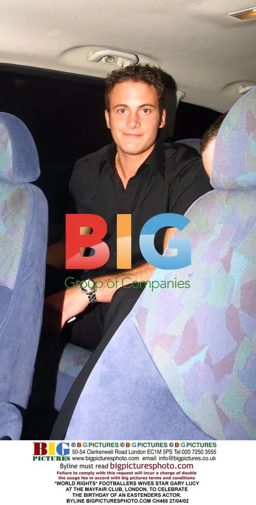 Gary Lucy celebrates at Mayfair Club