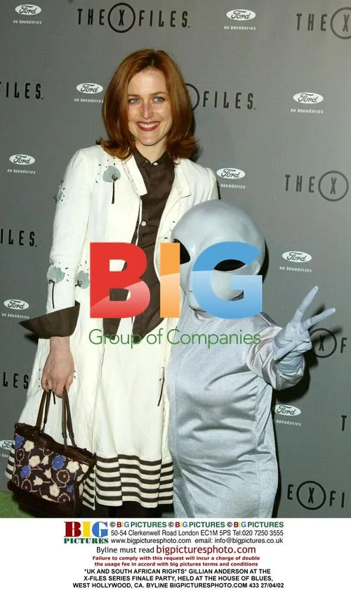 Gillian Anderson at X-Files Finale Party