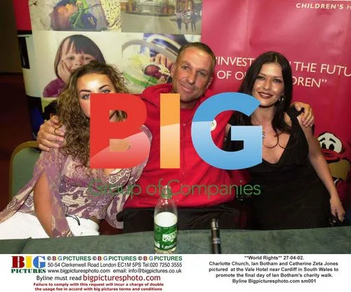 Charlotte Church, Ian Botham, and Catherine Zeta Jones promote charity walk