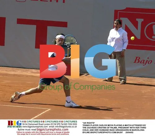 Carlos Moya tennis match in Barcelona