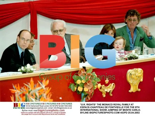 The Monaco Royal Family at Show Jumping Event