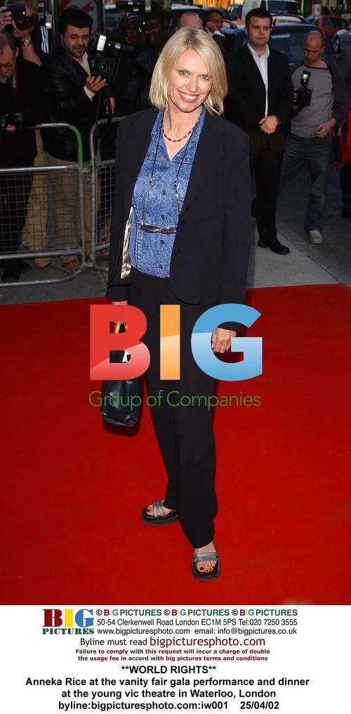 Anneka Rice at Vanity Fair Gala