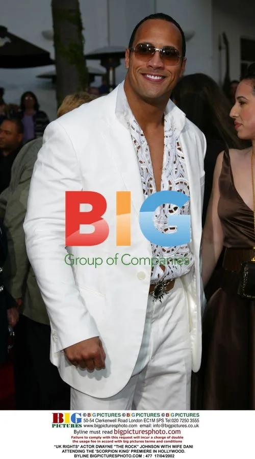Dwayne 'The Rock' Johnson and wife at 'Scorpion King' premiere