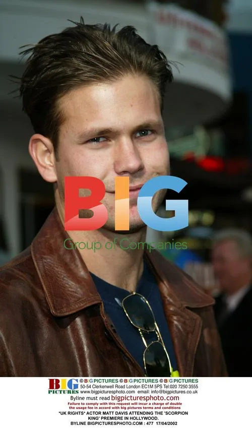 Matt Davis at 'Scorpion King' Premiere