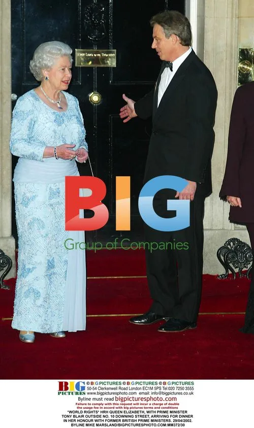 Queen Elizabeth and British PMs at Dinner