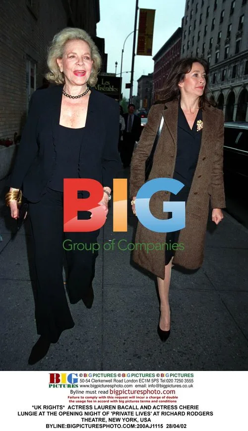 Lauren Bacall & Cherie Lungie at 'Private Lives' opening