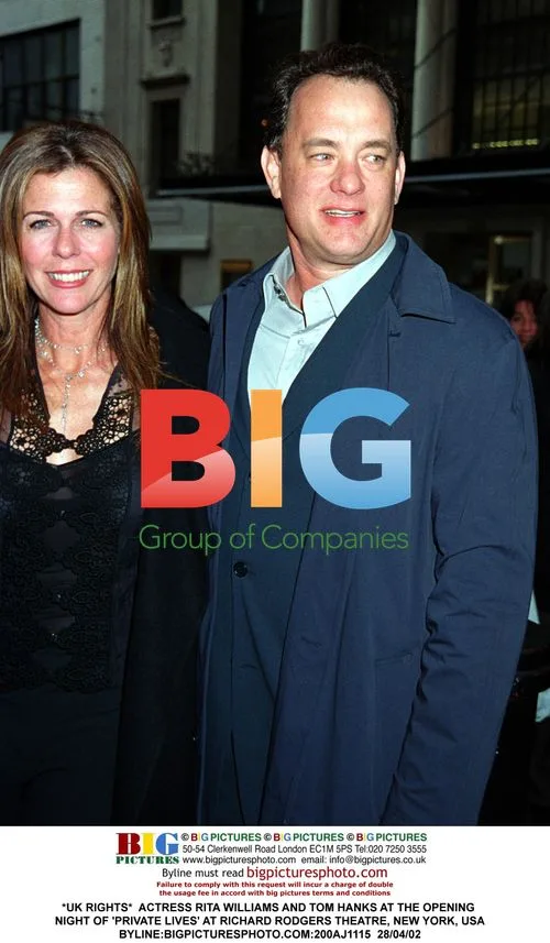 Rita Williams and Tom Hanks at 'Private Lives' Opening