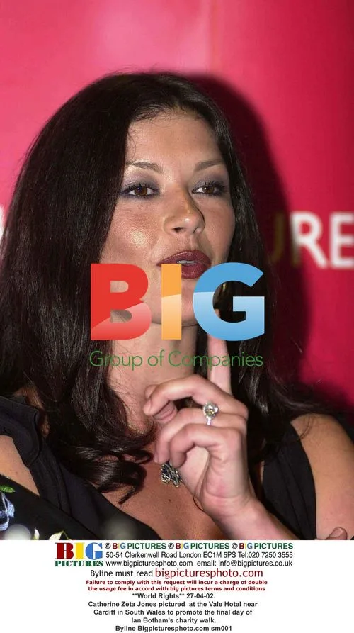 Catherine Zeta Jones at Ian Botham charity event
