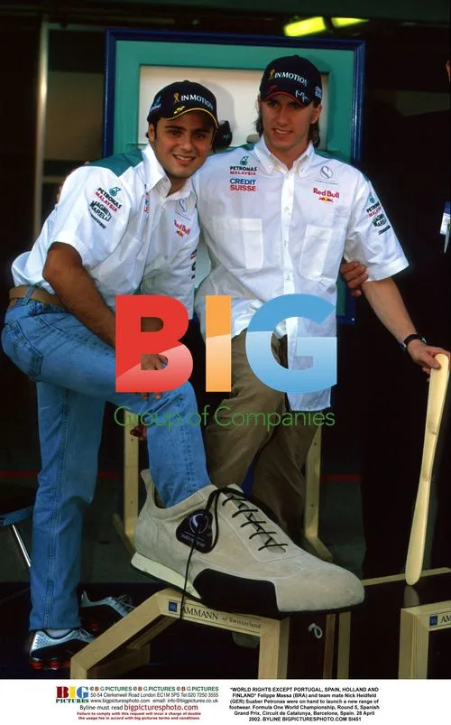 Massa and Heidfeld launch new footwear