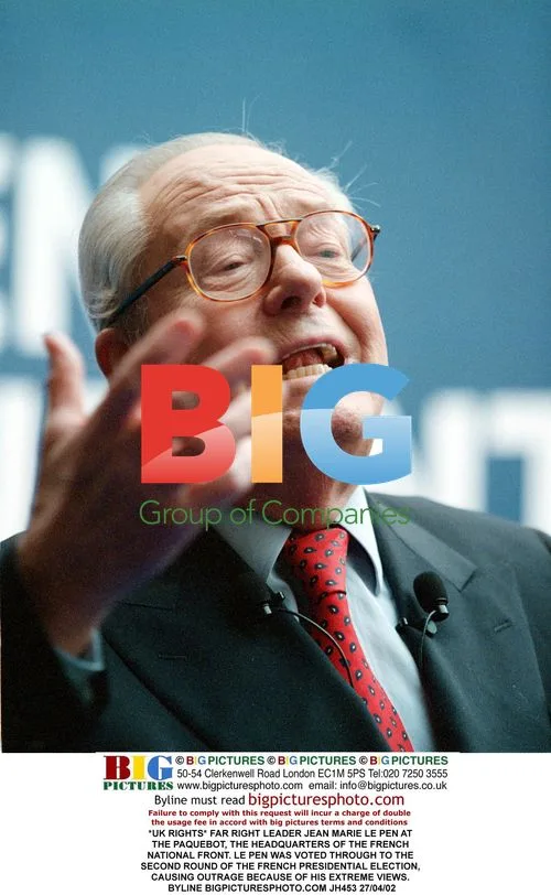 Far right leader Jean Marie Le Pen
