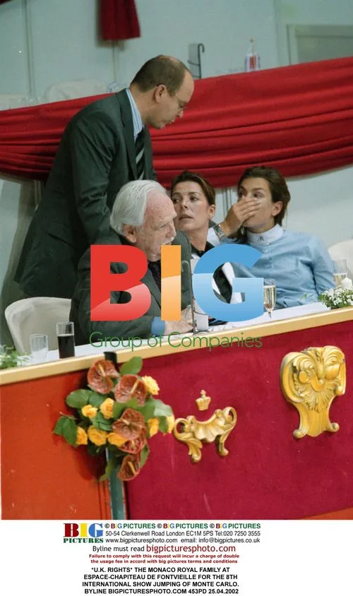 The Monaco Royal Family at Show Jumping Event