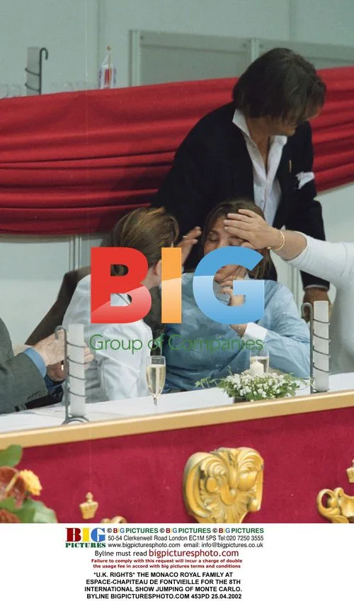 The Monaco Royal Family at Show Jumping Event