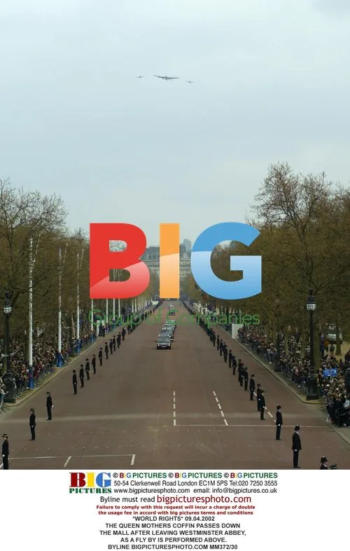 The Queen Mother's Coffin Procession