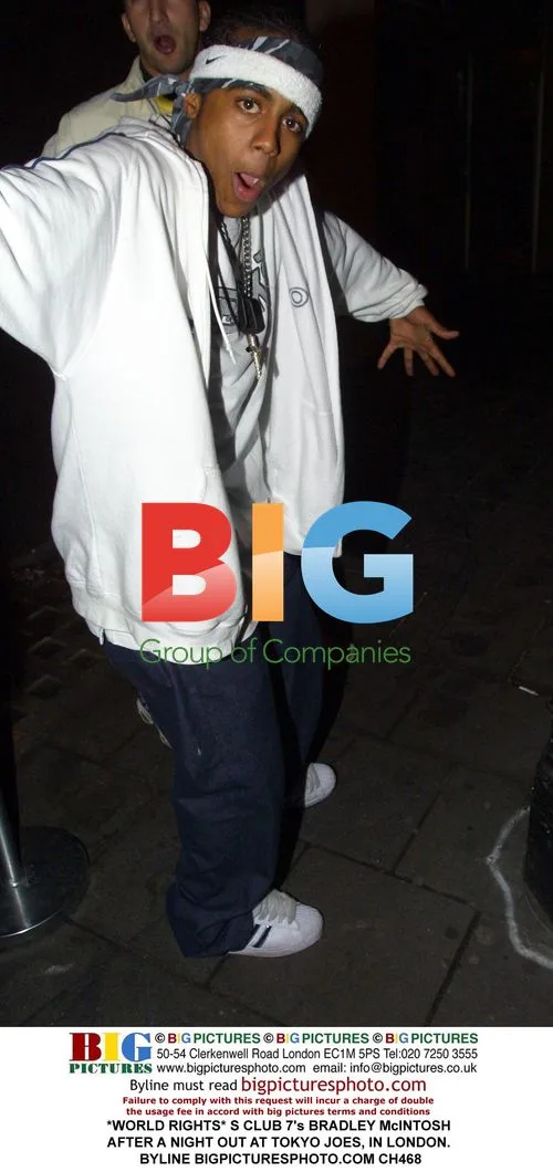 S Club 7's Bradley McIntosh in London