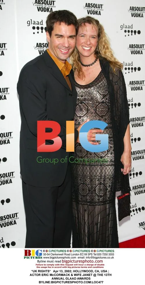 Eric McCormack & Wife Janet at GLAAD Awards