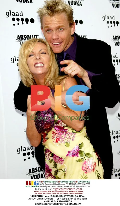 Christopher Titus and wife Erin at GLAAD Awards