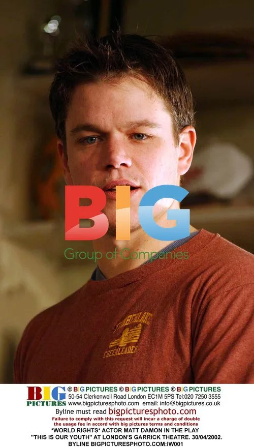 Actor Matt Damon in "This Is Our Youth" play