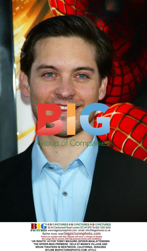 Tobey Maguire at Spider-Man Premiere