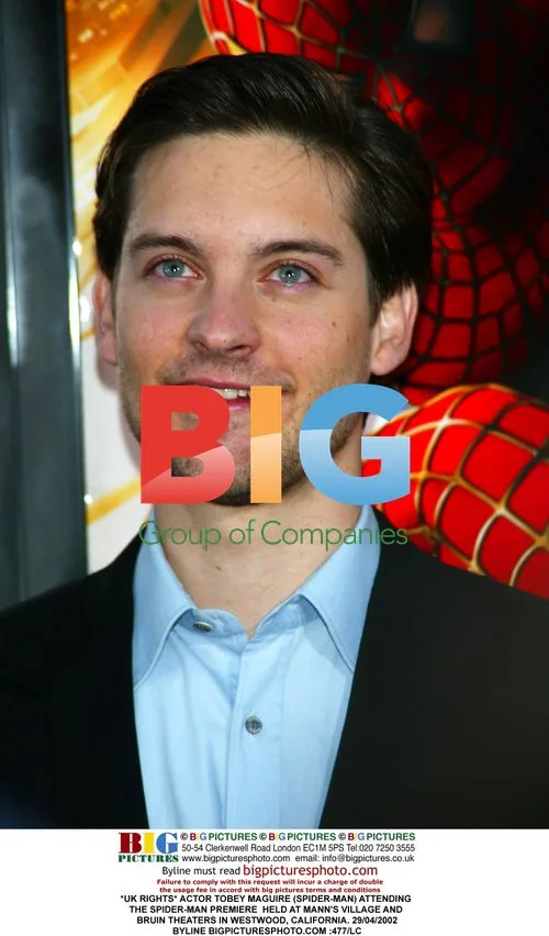 Tobey Maguire at Spider-Man Premiere