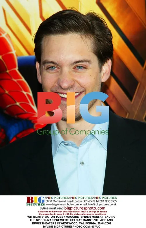 Tobey Maguire at Spider-Man premiere