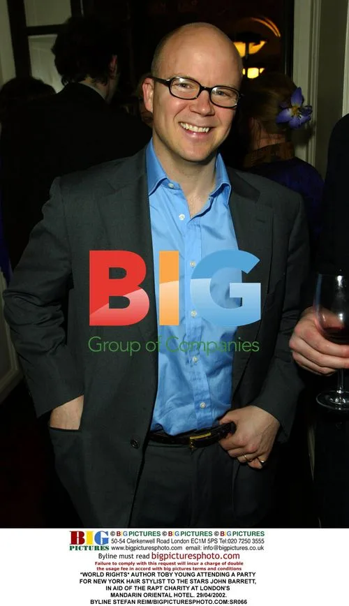 Author Toby Young at NY Hairstylist's Party