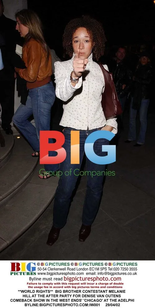 Melanie Hill at Denise Van Outen's 'Chicago' party
