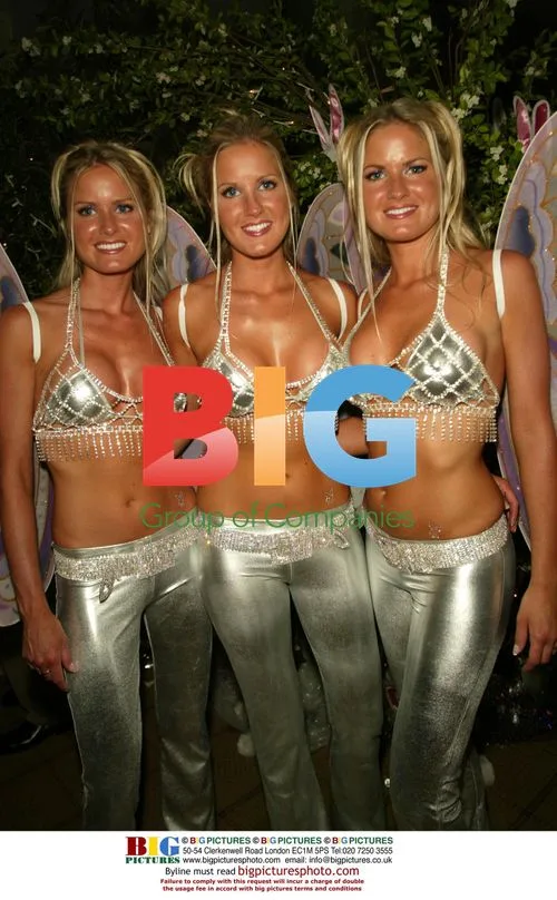 Dahm Triplets at Playboy Party in NYC
