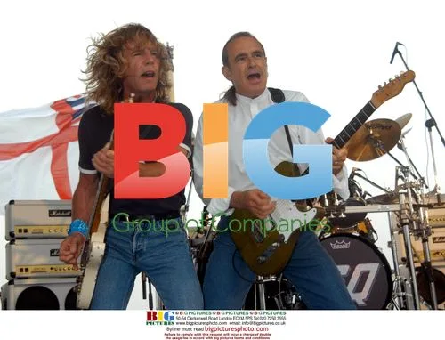 Status Quo Performs on Aircraft Carrier