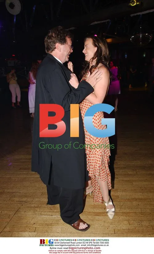 Tony Wilson dances at "24 Hour Party People" party