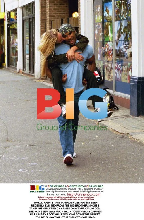 "Big Brother" Star Lee and Girlfriend Carmen Tour London