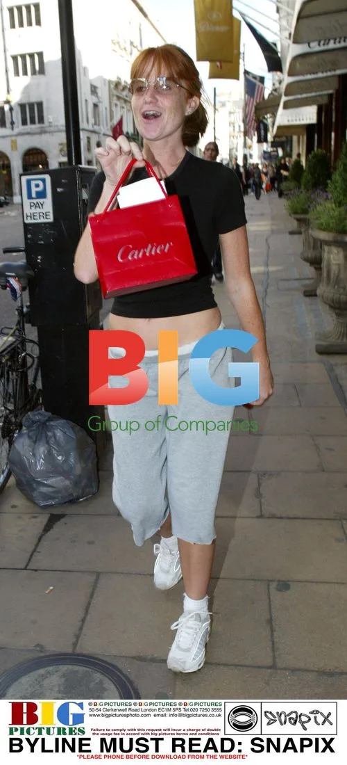 Patsy Palmer Shopping in London