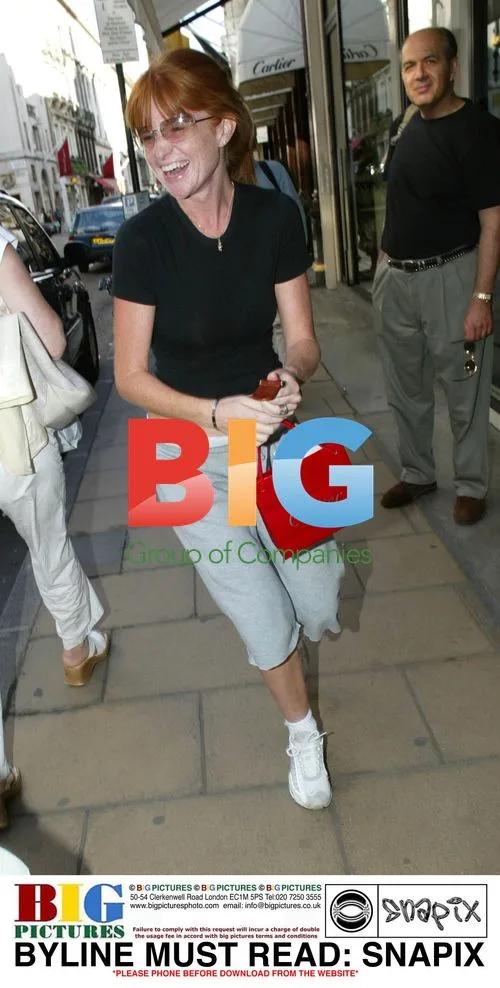 Patsy Palmer Shopping in London's Bond Street