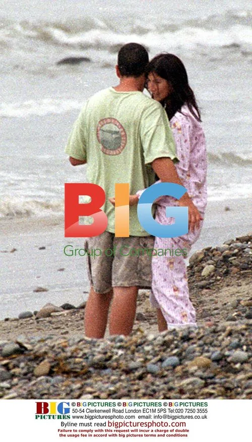Adam Sandler Stroll on Malibu Beach