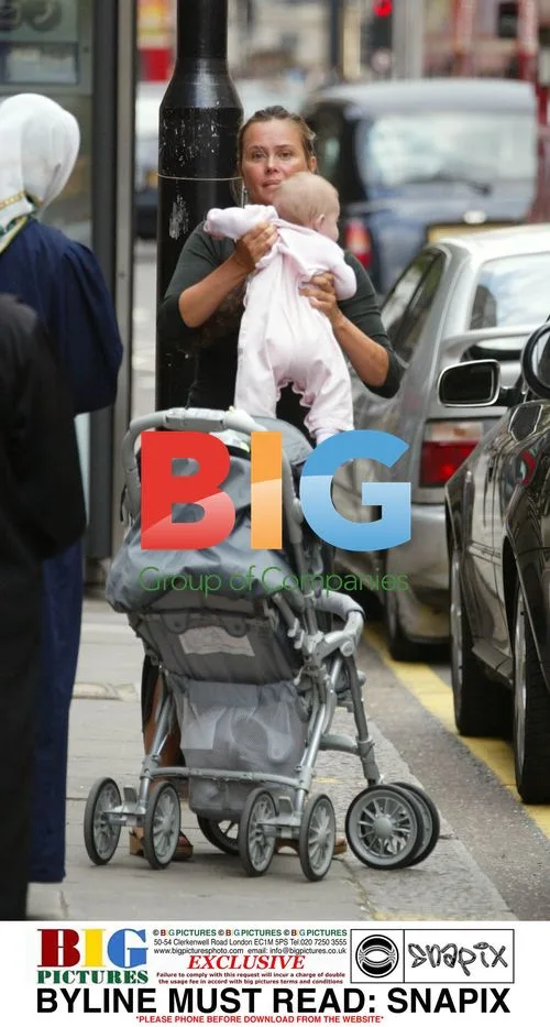 Emanuel Petit and family out shopping