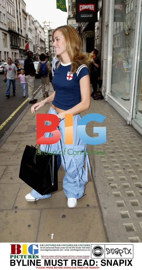 Jessica from Liberty X shopping on Bond Street