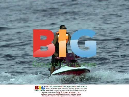 Puff Daddy on Jetski in Sardinia