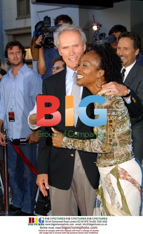 Clint Eastwood and Tina Lifford at "Blood Work" Premiere